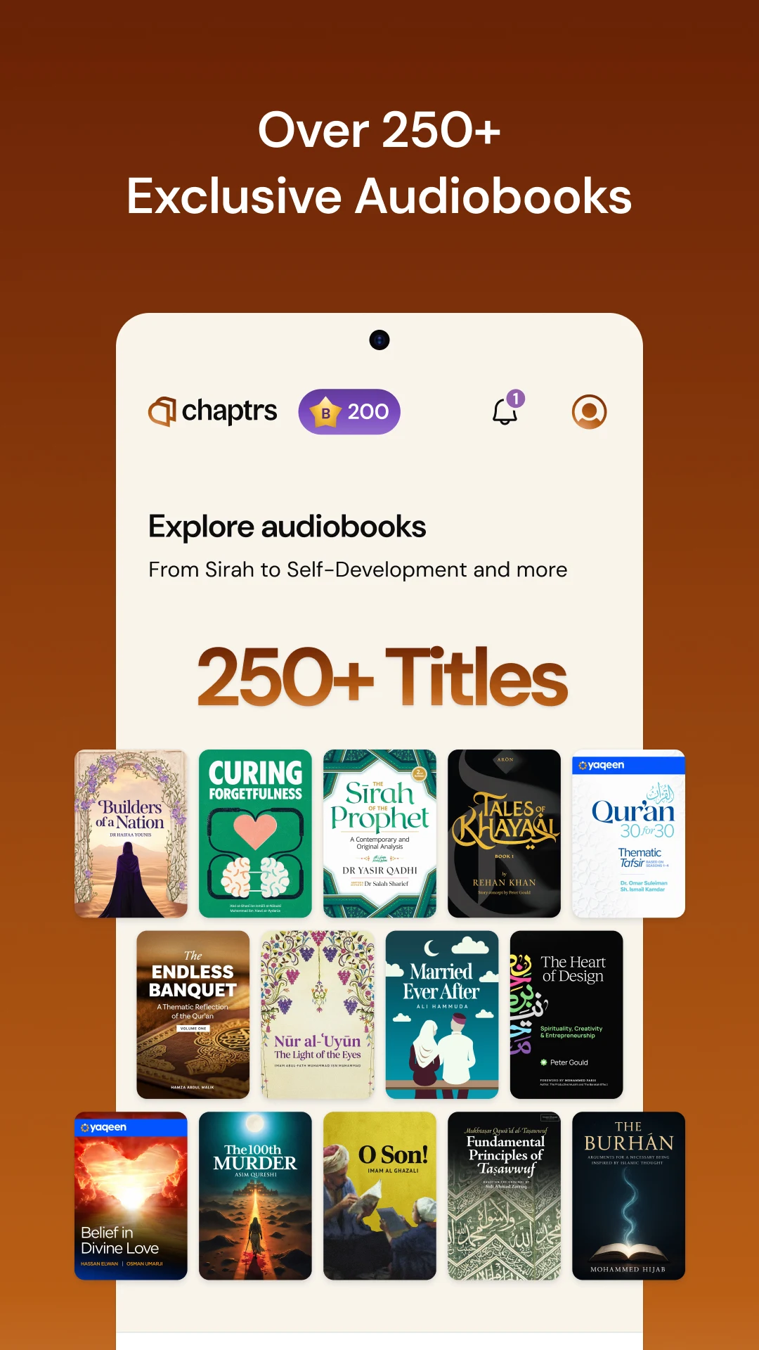 Chaptrs - Islamic Audiobooks screenshot