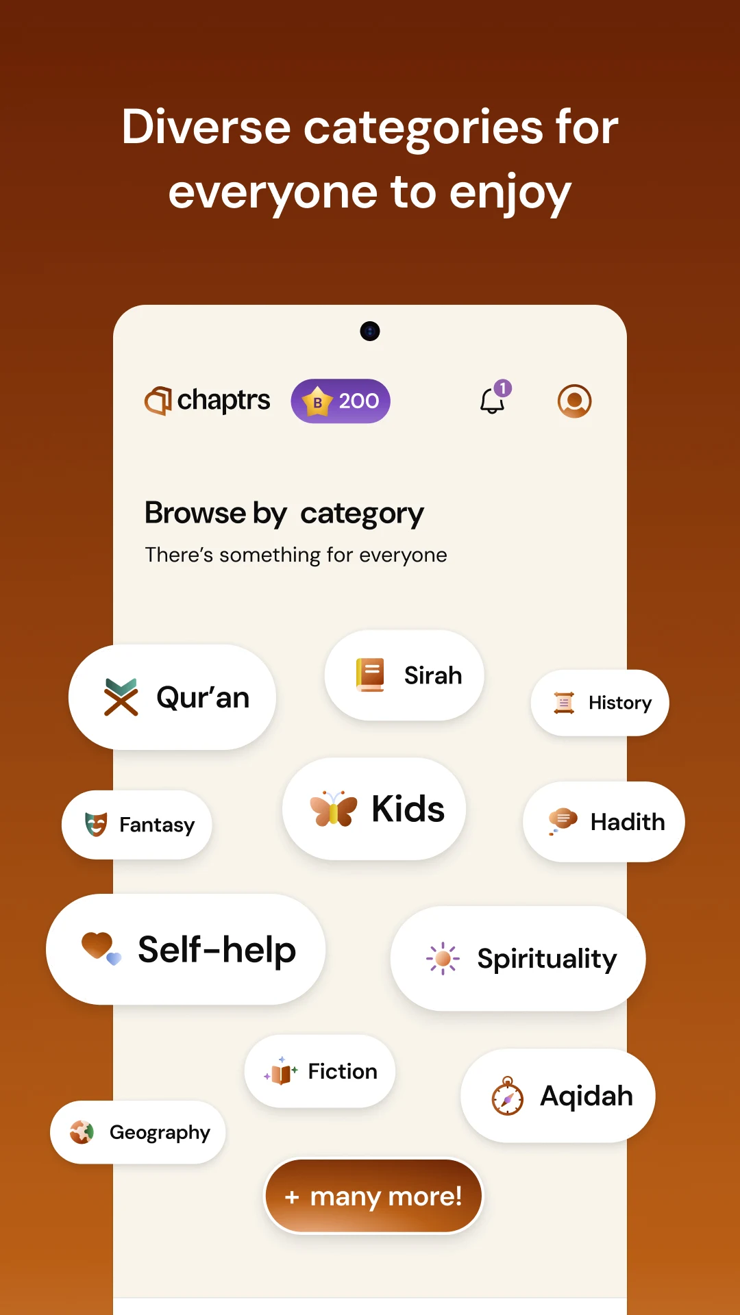 Chaptrs - Islamic Audiobooks screenshot
